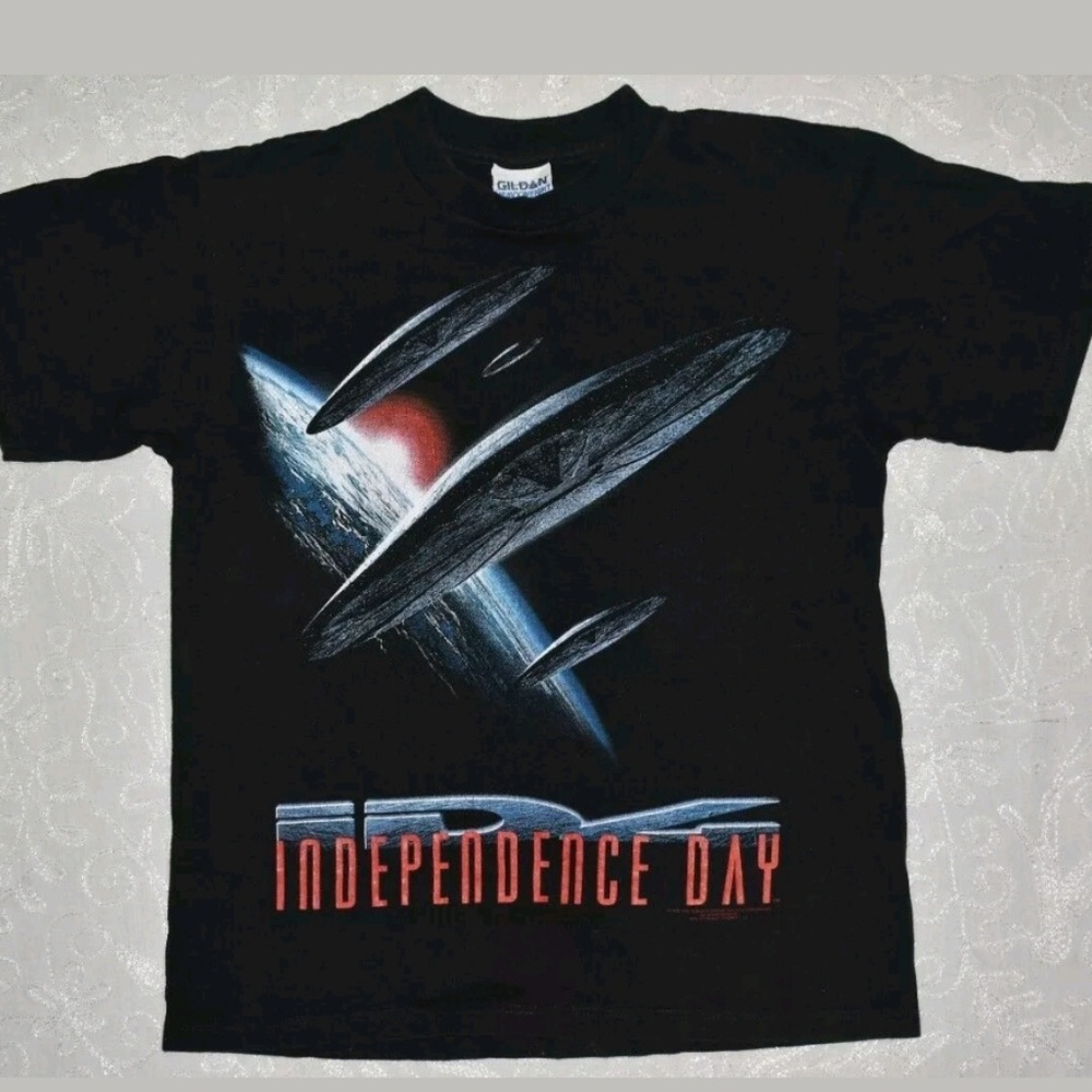Vintage 90s Independence Day alien Spaceship Movie